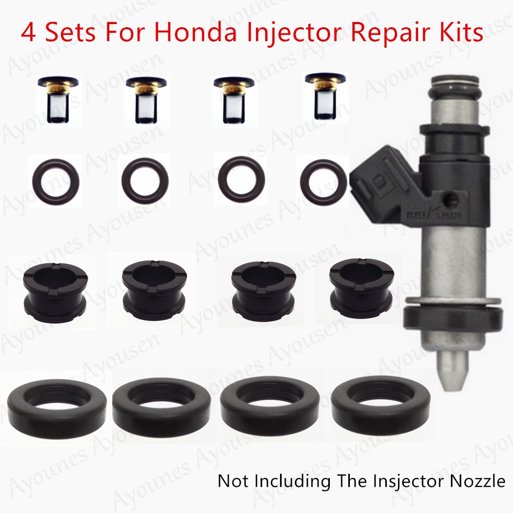 Free  shipping 4sets wholesale fuel injector repair kit & service kit for honda CRV RD2 B20b 06164-P