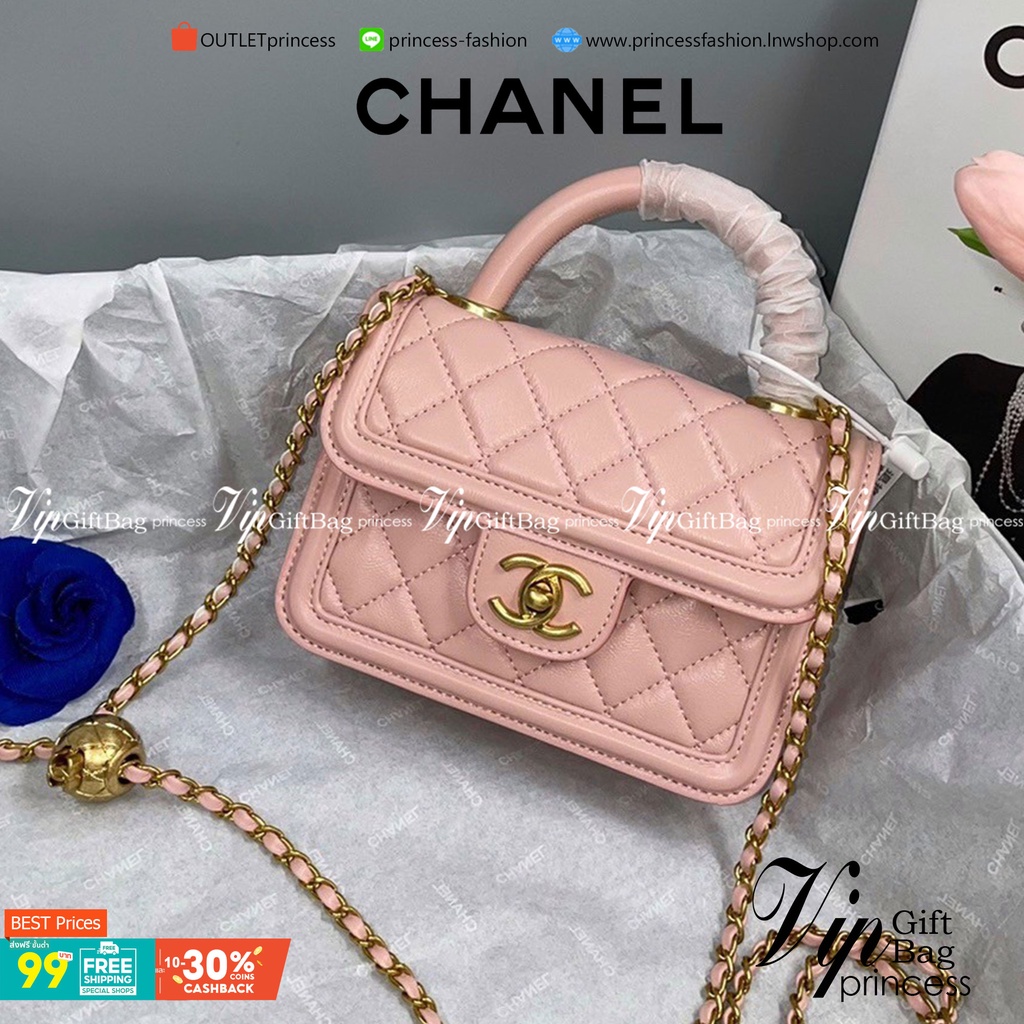 VIP 】CHANEL COCO VINTAGE ดีไซน์ยอดนิยมหนังสวยอยู่ทรงดูแลรักษาง่าย งานอะไหล่ทอง หรูหรามากค่ะ หูจับถนั