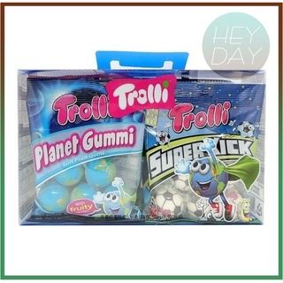 Trolli Best Collection 588 กรัม 6 แบบ / เยลลี่เอิร์ธ / ขนมขบเคี้ยว / เยลลี่ / หนึบ / หวาน / เคี้ยว / ลูกอม / เยลลี่ขายดี สไตล์เกาหลี