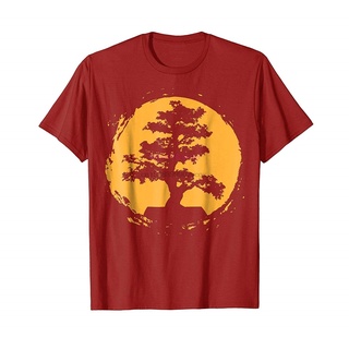 [S-5XL] เสื้อยืด พิมพ์ลาย Bonsai Tree Zen Meditation Peace Balance สไตล์คลาสสิก สําหรับผู้ชาย