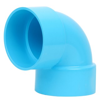 ท่อประปา ข้อต่อ ท่อน้ำ ท่อPVC ข้องอพีวีซี 90 องศา SCG 3 นิ้ว สีฟ้า ELBOW THREAD PVC SOCKET SCG 3" LITE BLUE