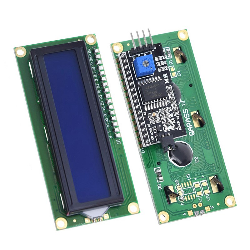 Iic/I2C 1602 โมดูล LCD จอแสดงผลสีฟ้า 1602 โมดูล LCD สําหรับ Arduino