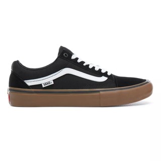 VANS Old Skool (PRO) - Black/Medium Gum รองเท้า VANS แท้ Authorized Dealer