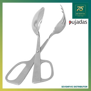 PUJADAS ที่คีบอาหารสแตนเลส ไม้คีบบุฟเฟต์ ที่คีบอาหาร ที่คีบสลัด หัวช้อนส้อม SALAD TONG PUJ1-353.000