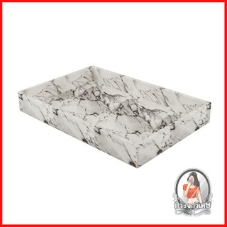 อุปกรณ์บนโต๊ะอาหารอื่นๆ อุปกรณ์บนโต๊ะอาหาร ถาดPVC KAN LEATHER MARBLE M 19x29 ซม. ลายหินอ่อน 
 ผลิตจาก PVC คุณภาพดี มีควา