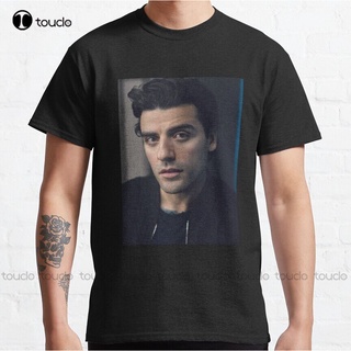 เสื้อยืดโอเวอร์ไซส์เสื้อยืด พิมพ์ลาย Oscar Isaac Oscar Isaac คลาสสิก สําหรับผู้ชายS-3XL