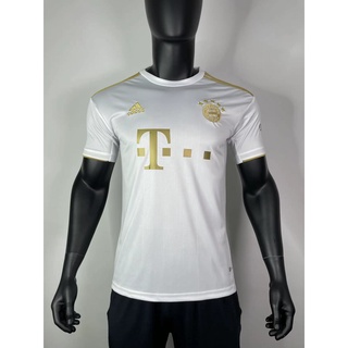 เสื้อกีฬาแขนสั้นลายทีมฟุตบอล Premium  22/23 Bayern away ไซส์ S-2Xl AAA