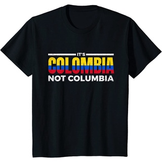 เสื้อยืดลําลอง แขนสั้น พิมพ์ลาย Its Colombia Not Columbia Colombian สไตล์เกาหลี คุณภาพสูง เป็นที่นิยมS-5XL