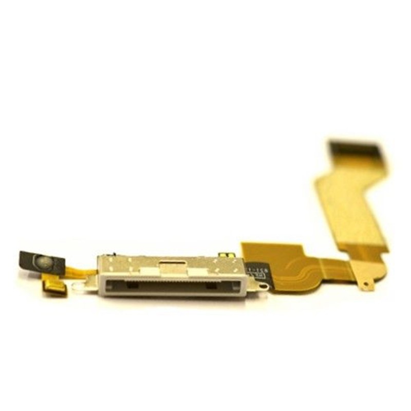 Dock Connector พอร์ตชาร์จสีขาวสําหรับ iPhone 4G