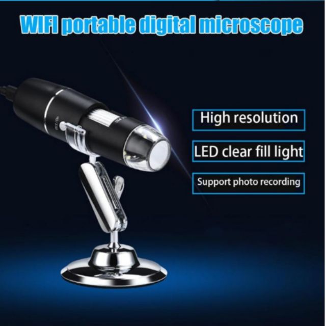 Microscope Digital WIFI 1000X C03-1920×1440 กล้องจุลทรรศน์ไมโครสโคปแว่นขยายสูงสำหรับมือถือ Android IOS iPhone iPad ราคา ถูกที่สุด ดีลบีเคเค แกลเลอรีภาพที่ 2