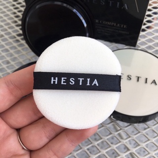 Hestia Foundation Powder Puff พัฟเนื้อนุ่มพร้อมซองกำมะหยี่