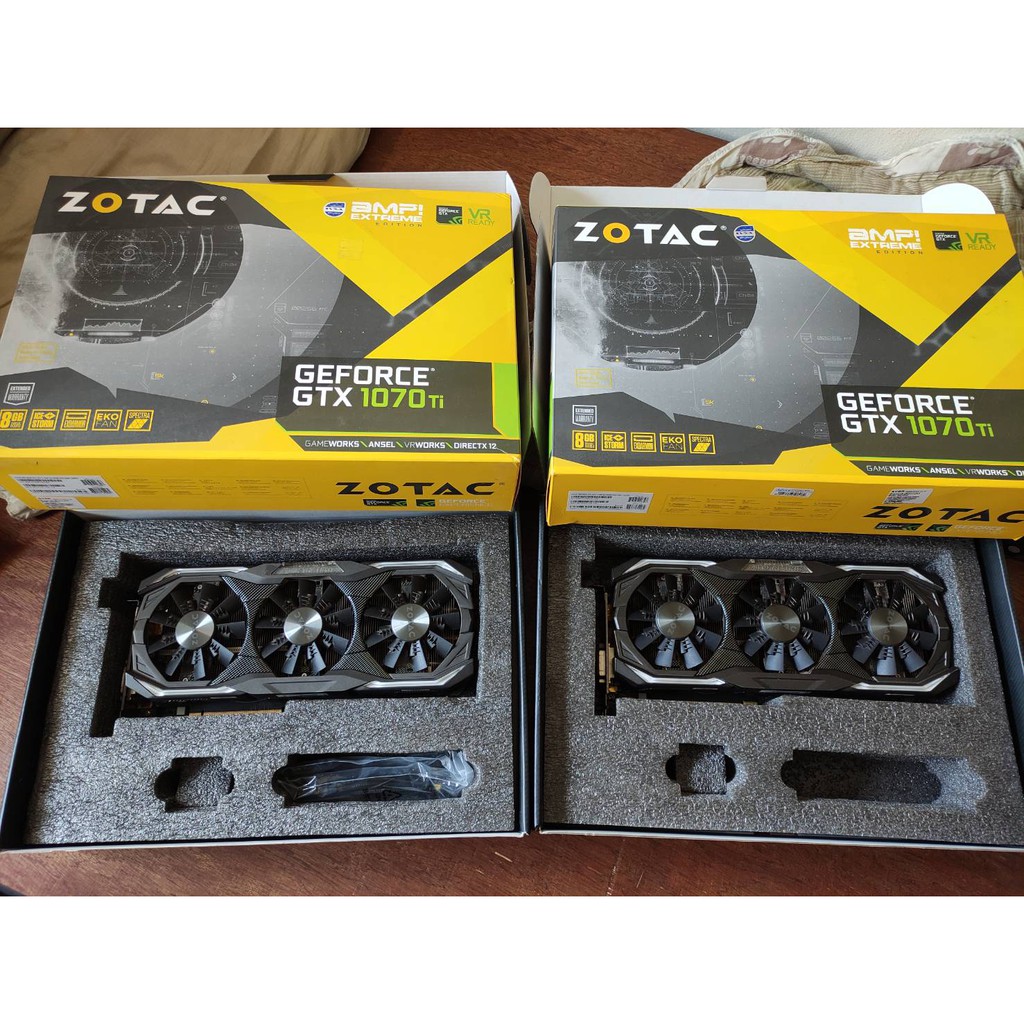 GTX 1070 TI Zotac มือ2 สภาพดี แรม Micron