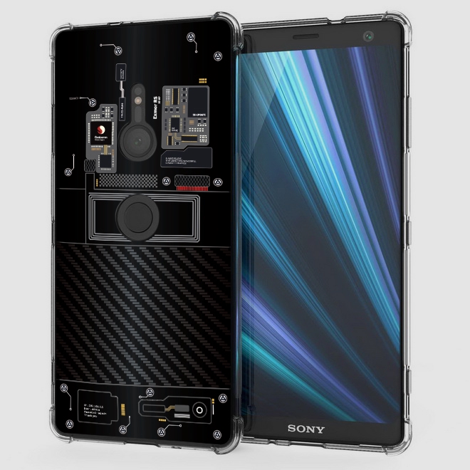 เคส สำหรับ Sony Xperia XZ3 [Explorer Series] 3D Anti-Shock Protection TPU Case [Opaque]