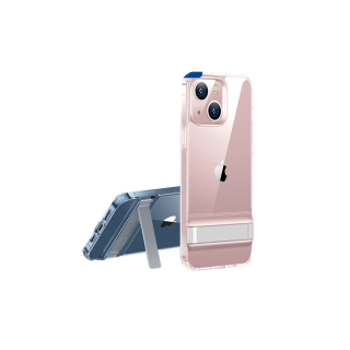 Esr เคสโทรศัพท์มือถือ TPU นิ่ม ปิดด้านหลัง แบบขาตั้ง โลหะ สองทาง ยืดหยุ่น สําหรับ iPhone 2022 2021 14 Plus Pro Pro Max