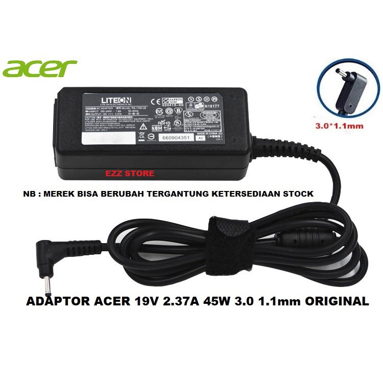 ACER ADAPTER 2.37A 3.0 PA13-045N2A PA-1450-26 ADP-45HE B ASPIRE 5 A514-52 A514-52K A514-52G A515-41