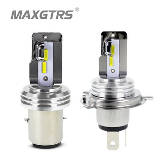 Maxgtrs H4 HS1 H6 BA20D ไฟหน้ารถจักรยานยนต์ LED ชิป DC Moto 1860 ไฟหน้าสกูตเตอร์ ไฟหน้ารถจักรยานยนต์ AC