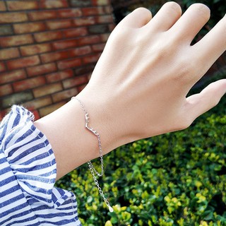 สร้อยข้อมือเงิน925 รหัส S26 พร้อมส่ง 925