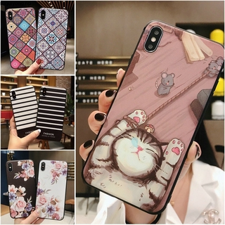 เคสโทรศัพท์มือถือแบบนิ่ม ลายแมว กระต่าย 3D สําหรับ Realme C11 C12 C15 C3 6i 6 Pro