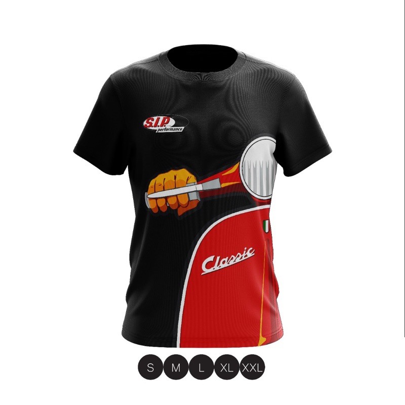 เสื้อยืด vespa classic sip ยี่ห้อ