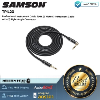 Samson : Tourtek Pro TPIL20 by Millionhead (สายเคเบิ้ลหัวงอ สำหรับ Intrument ความยาว 20 ft หรือประมาณ 6 เมตร นำสัญญาณได้ดี)