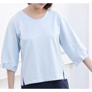 เสื้อเบลาส์เกาหลี สไตล์มินิมอล (BL10008)