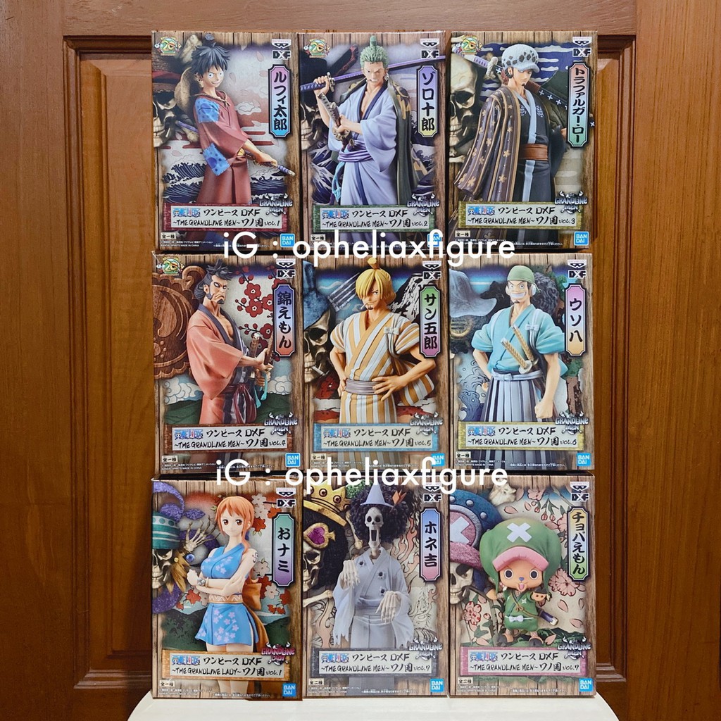 One Piece DXF The Grandline Men Wano Kuni ของแท้ 🇯🇵 Luffy Zoro Law Franky วันพีช ลูฟี่ โซโล