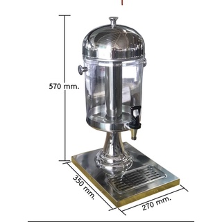 โถจ่ายน้ำหวาน โถใส่น้ำผลไม้  8ลิตรโถจ่ายน้ำ   โถจ่ายเครื่องดื่ม โถใส่น้ำหวาน  Juice Dispenser 8ลิตร JD-81