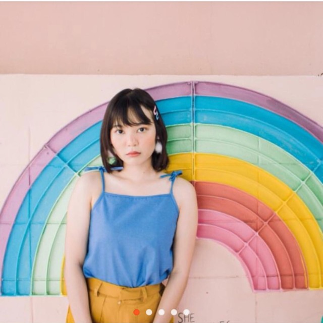 สายเดี่ยวแขนผูก cintage cintageshop