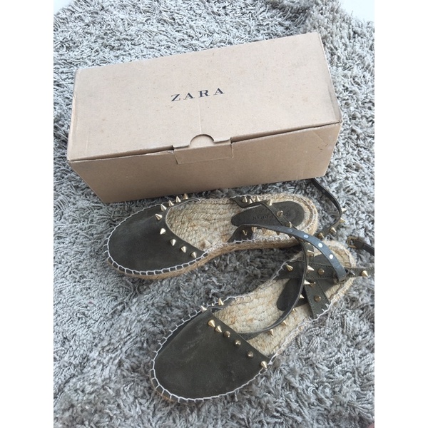 Zara ankle strap platform sandals Size 37