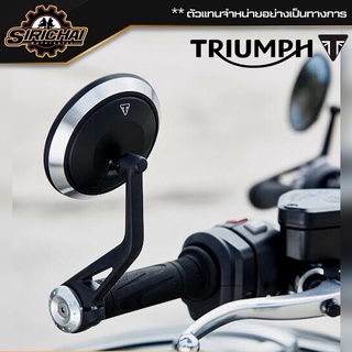 Triumph Classic Round Bar End Mirrors - A9630716 T100 / T120 / Rocket / Thruxton / Triden / Speed Twin