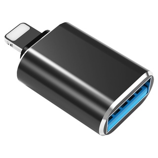 ตัวแปลงสาย อะแดปเตอร์แปลงพอร์ต Light to usb otg ให้สามารถใช้ flash drive, แป้นพิมพ์, เมาส์