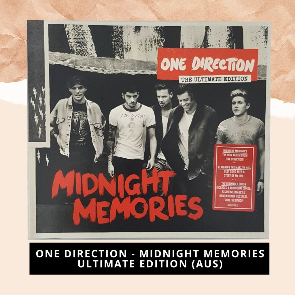 🖤 [ส่งฟรีลทบ มือสอง]  One Direction 1D อัลบั้ม Midnight Memories (Ultimate Edition) AUS