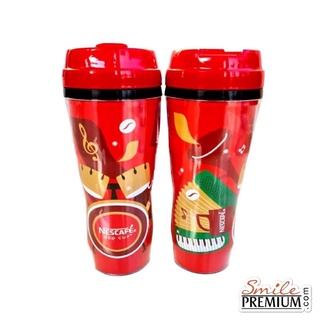 พร้อมส่ง‼️กระบอกน้ำเนสกาแฟ เก็บความเย็น ลายเครื่องดนตรี NESCA REDCUP  Musiccal Tumbler