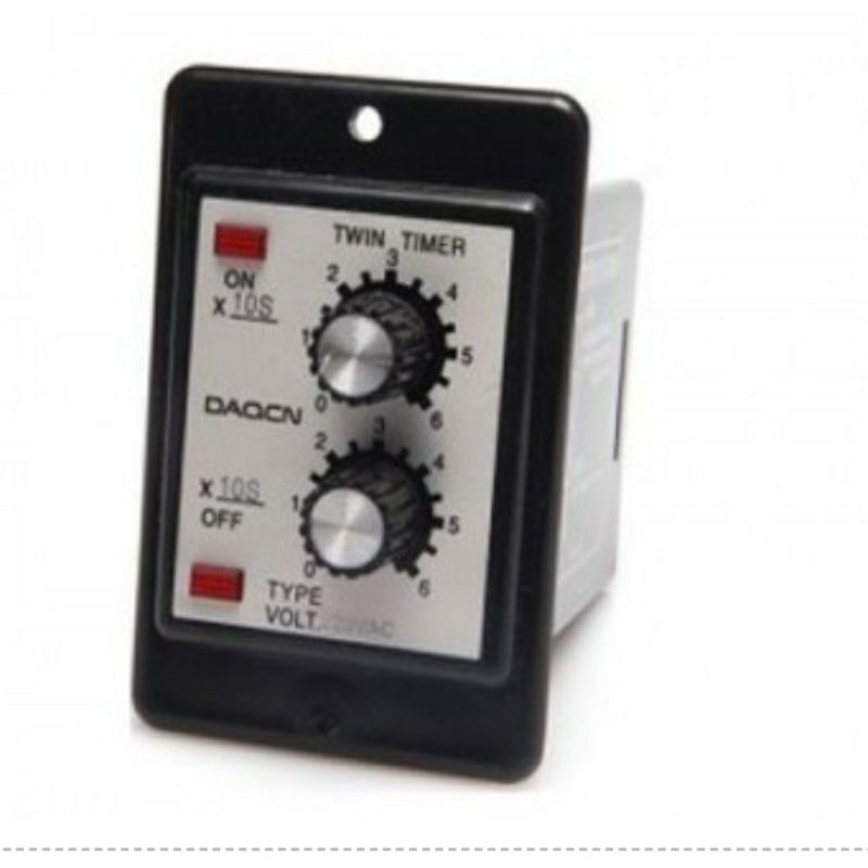 Timer & Relay Twin Timer ATDV-Y (60S*60S)