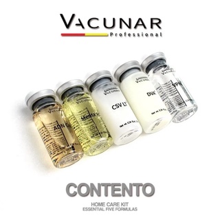 [แอมพูล 5 สูตร] Vacunar Contento homecare Kit 5ampoule (5 ขวด)