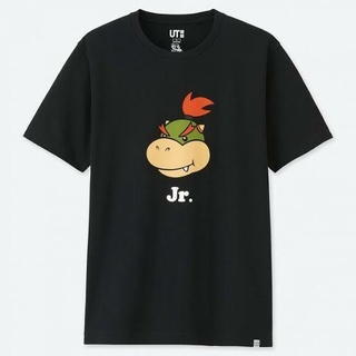 [S-5XL]เสื้อยืดลําลอง แขนสั้น พิมพ์ลาย Super Bowser Jr สีดํา เข้ากับทุกการแต่งกาย สําหรับผู้ชาย 529465