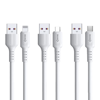 OWIRE สายชาร์จ Micro USB Type-C 1m เนื้อซิลิโคน 2.4A สายชาร์จเร็ว