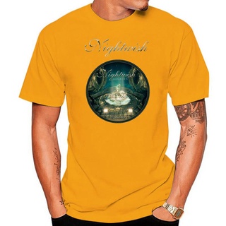 เสื้อยืดผ้าฝ้ายพิมพ์ลาย เสื้อยืด พิมพ์ลาย Nightwish Decades Europe 2022 สีดํา สไตล์ยุโรป