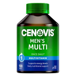 Cenovis Men Multi Vitamins Mineral 100 Capsules Australia ออสเตรเลีย ผู้ชาย มัลติวิตามิน แคปซูลแร่ธาตุ วิตามิน