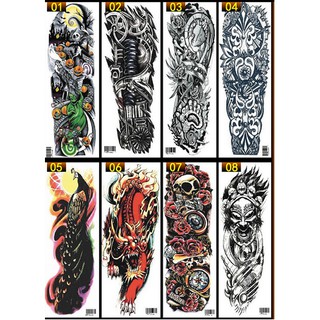 bestprice1920 waterproof tattoo Arm Fashion Sticker แขนแฟชั่นสติกเกอร์