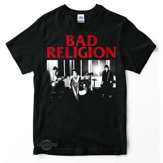 เสื้อยืด พิมพ์ลายวง bad religion LIVE 1980s สไตล์พังก์ พรีเมี่ยม สําหรับผู้ชาย