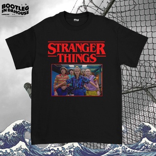 เสื้อยืดผ้าฝ้าย เสื้อยืด ผ้าฝ้าย พิมพ์ลาย Stranger Things 24S