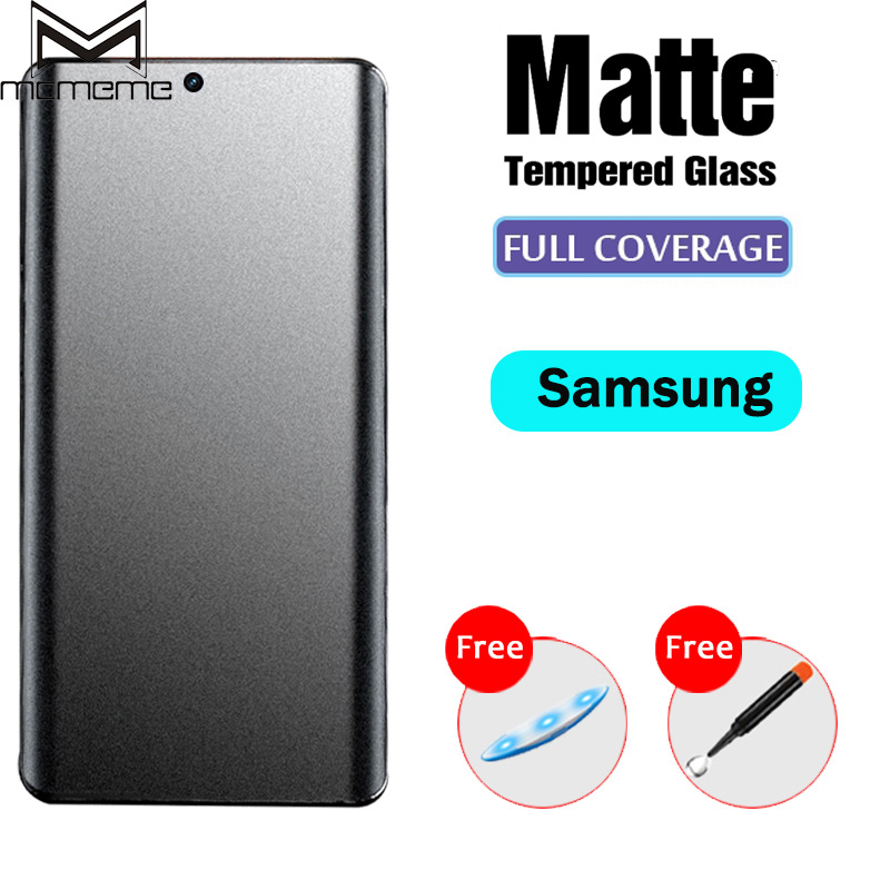 ฟิล์มกระจก อแบบด้าน UV Film Samsung Galaxy S24 Ultra S21 S20 S10 S9 S8 Plus Note 20 10 5G S10+ S20+ S9+ S8+ 10+