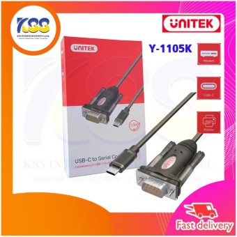 unitek Y-1105k usb-c to rs232 สาย สายแปลงสัญญาณ
