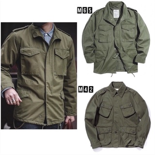 แจ็คเก็ตทหาร M65 field jacket-M42-jumpsuit เสื้อเดินป่า🎗[พรีฯ+พร้อมส่งบางส่วน]