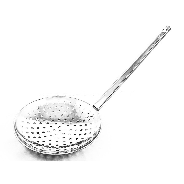 กระชอนตักของทอดกรองน้ำมันสแตนเลส ตราสมอ ขนาด 7