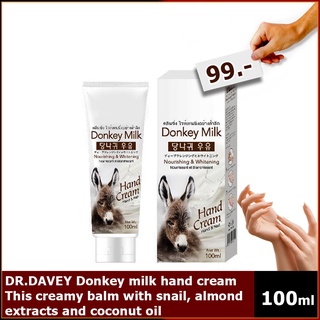 DR.DAVEY Donkey milk ครีมทามือนมลา100ml.