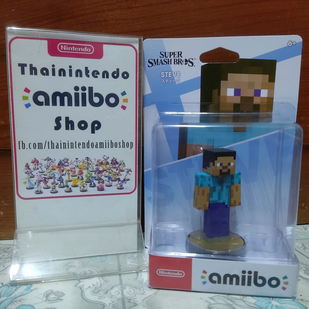 amiibo Minecraft Steve (Super Smash Bros.) | Shopee Thailand