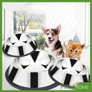 ชามอาหารสแตนเลส ชามอาหารสัตว์เลี้ยง ชามหมา ชามแมว ชามหมา Stainless steel pet bowl