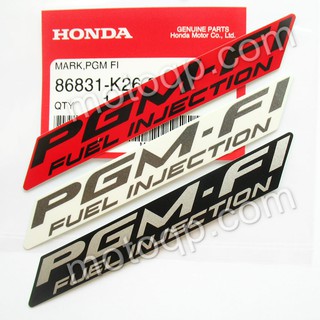 【 แท้ 】 ฮอนด้า MSX125 สติกเกอร์ PGM-FI FUEl INJECTION ตรา เครื่องหมาย โลโก้ เวฟ PCX150 MSX CRF CRF250 CB150 CBR150 CB150